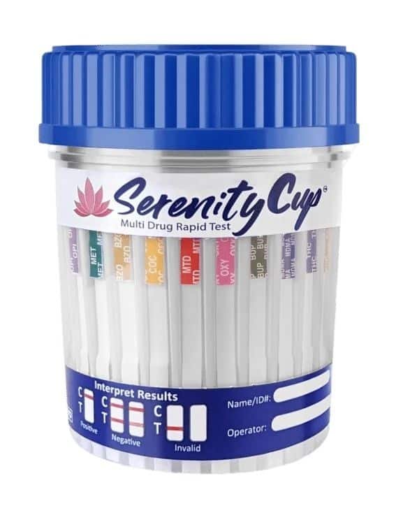 Drug test cup